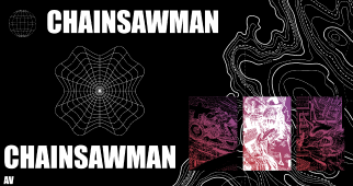 Poster Style Brutalism de Chainsaw Man